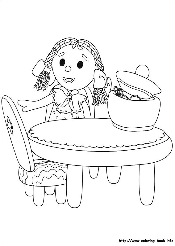 Andy Pandy coloring picture